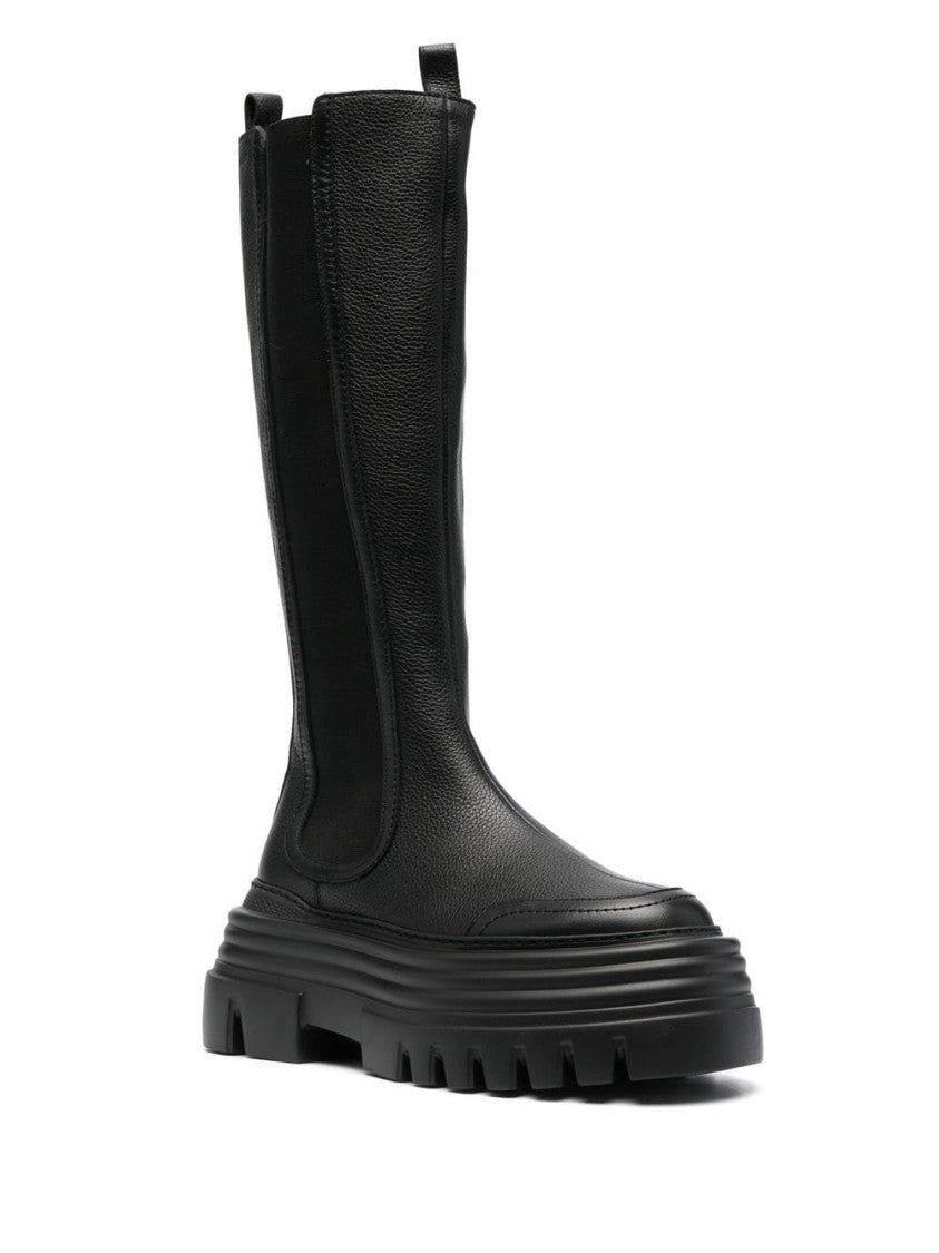 Bally Galeen Calf Grained Boots