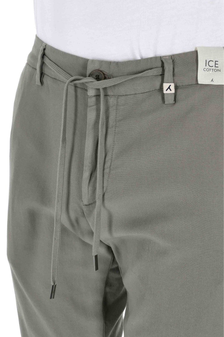 Myths Ice Cotton Drawstring Cotton Trousers