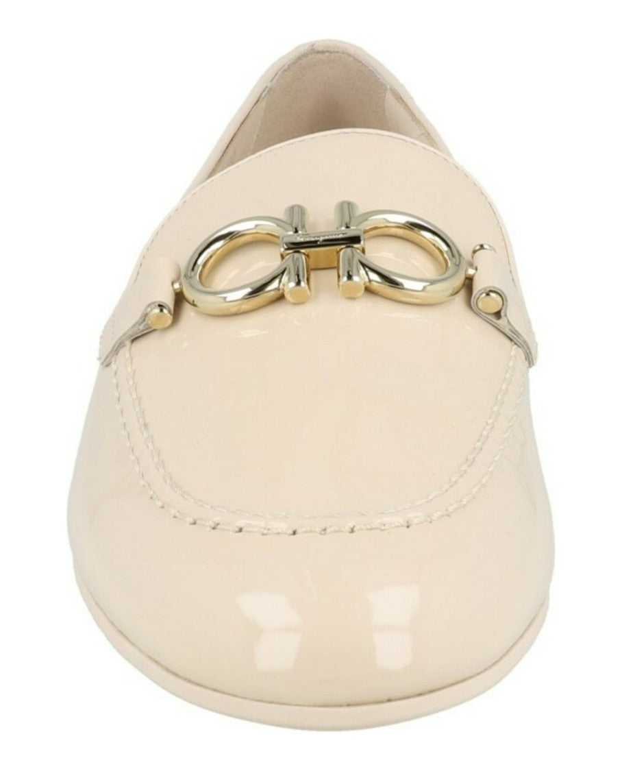 Ferragamo Trifoglio Patent Leather Loafers