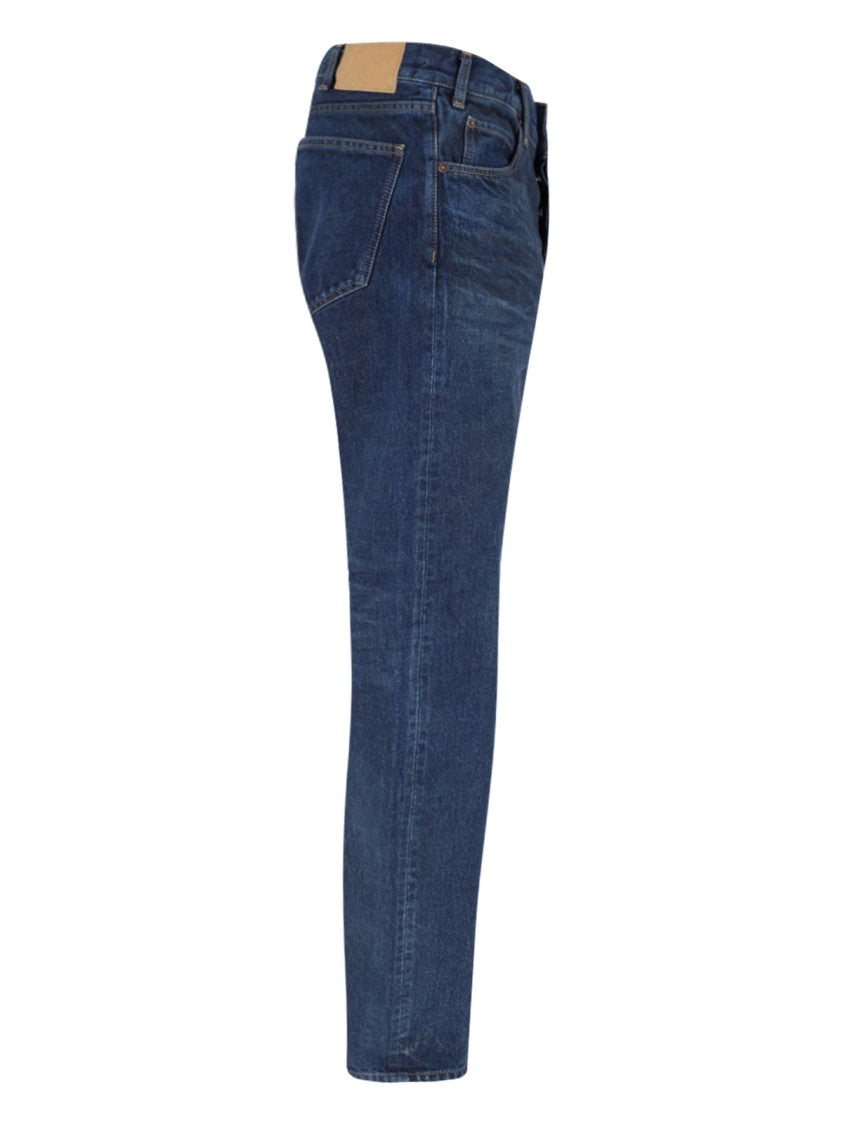 Céline Blue Kurt Straight-Leg Denim Jeans