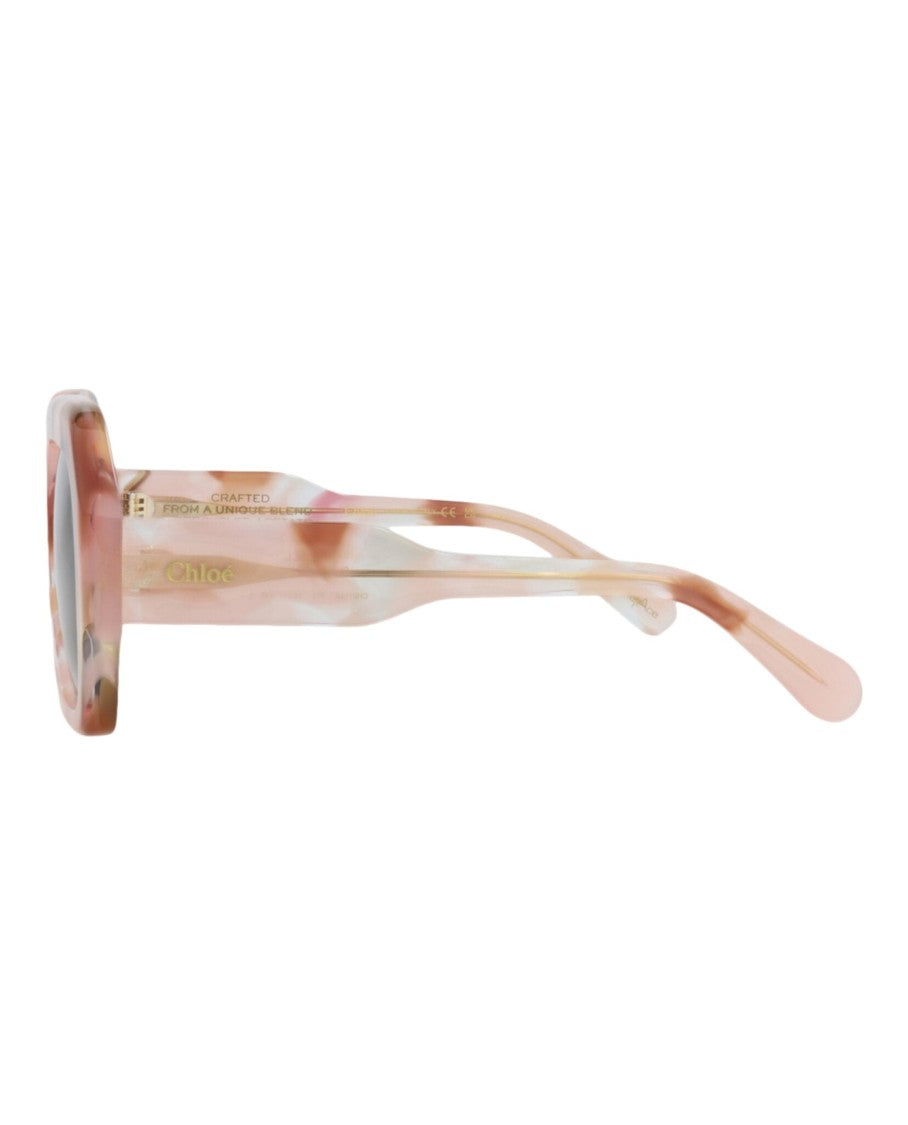 Chloé Square-Frame Recycled Acetate Sunglasses