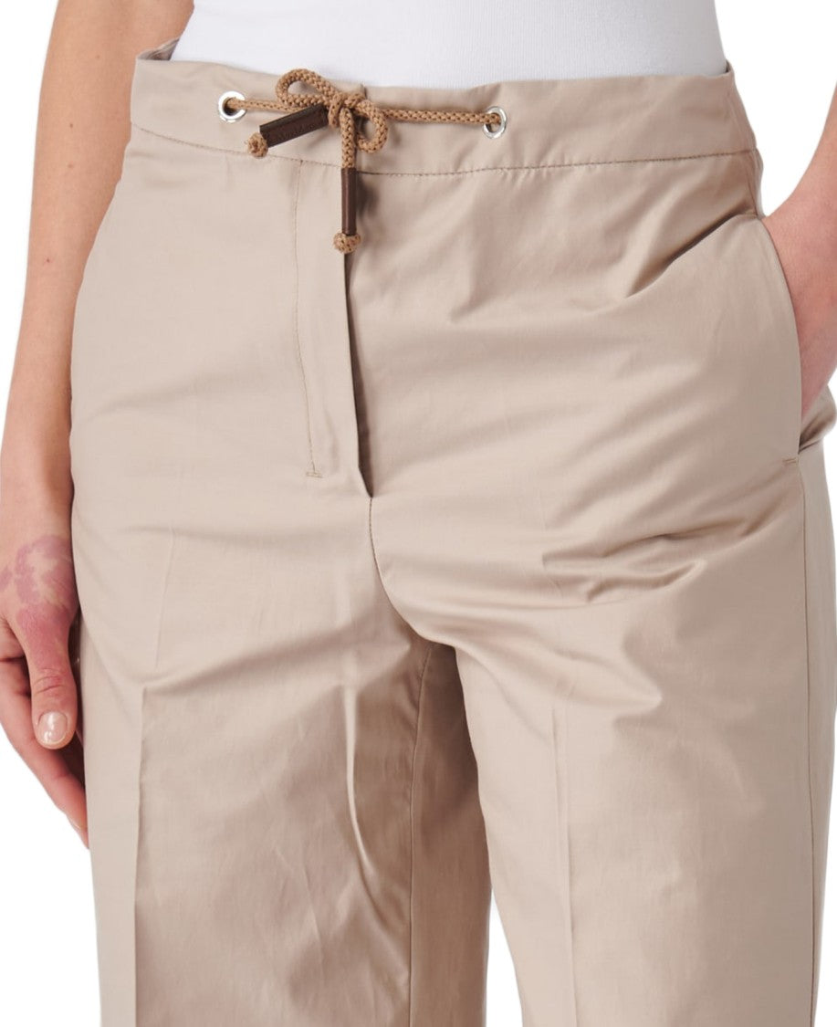 Max Mara Relaxed Fit Straight-Leg Pants With Drawstring Closure
