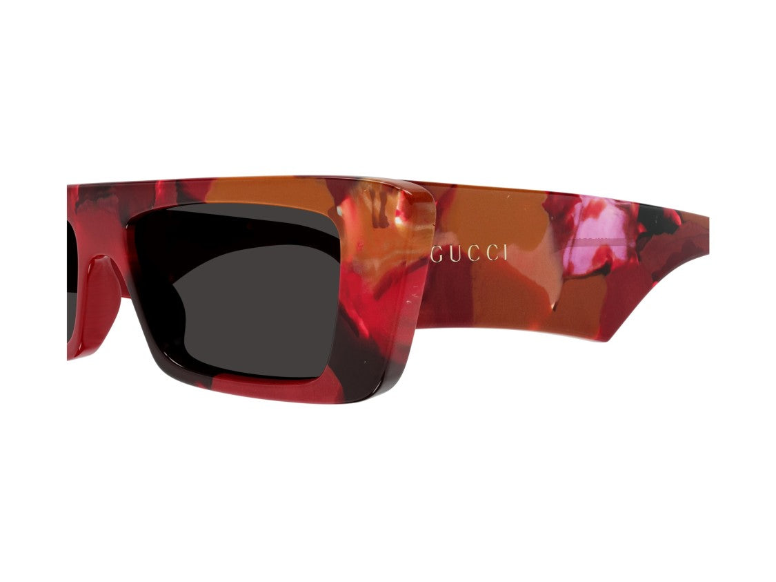 Gucci Gg1625s Marbled Oversized Square Sunglasses