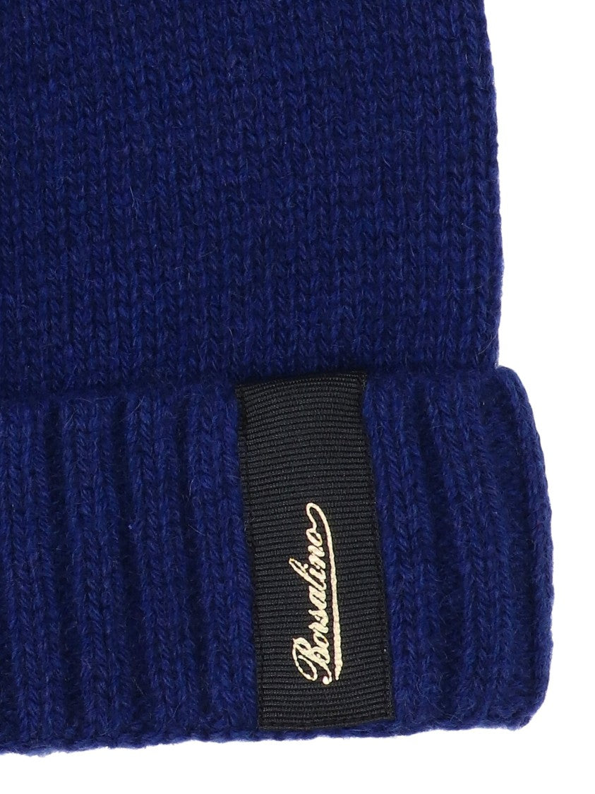Borsalino City Ribbed Cashmere Beanie