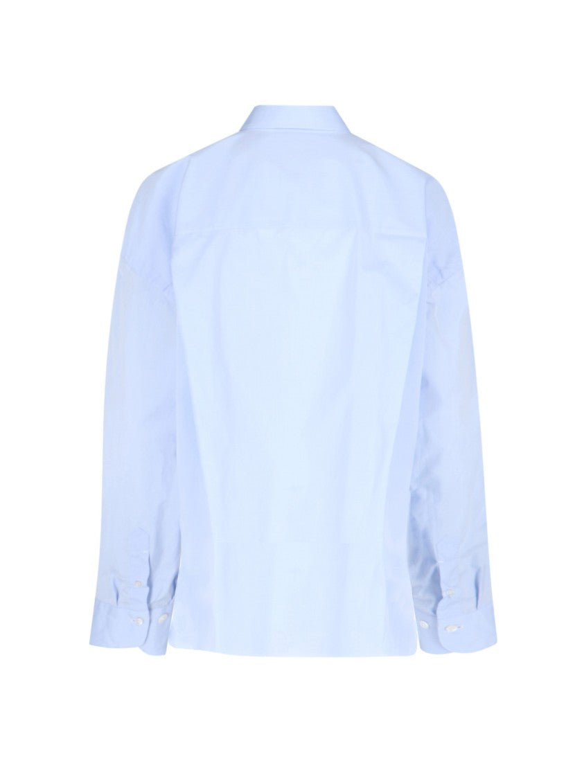 Finamore Oriana Oversized Shirt – Light Blue