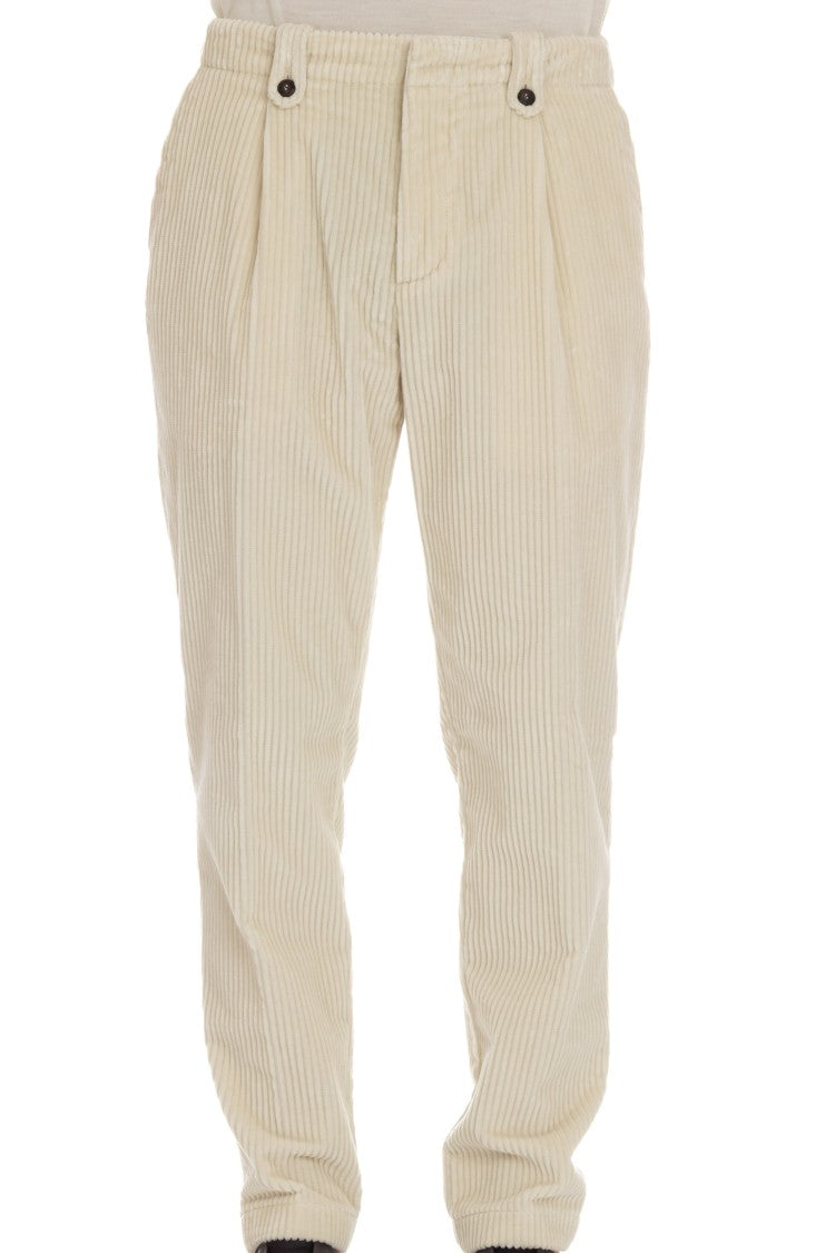 Eleventy Costa Roccia Velvet Trousers