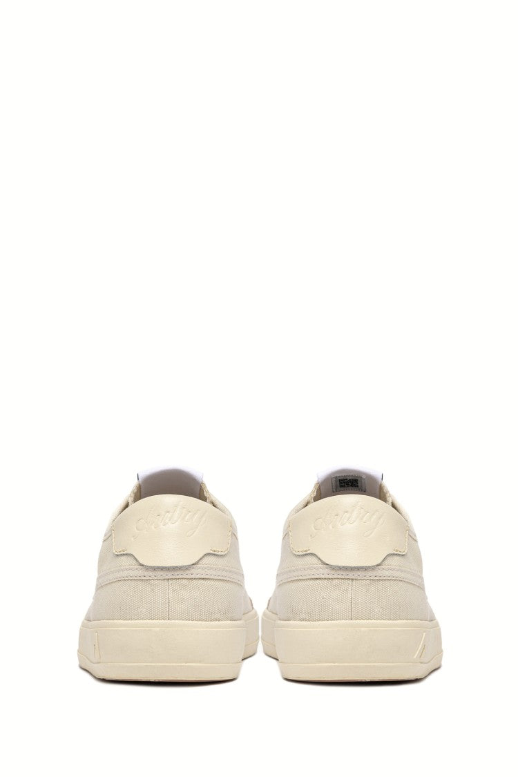 Autry Cream Windscape Suede Canvas Sneakers