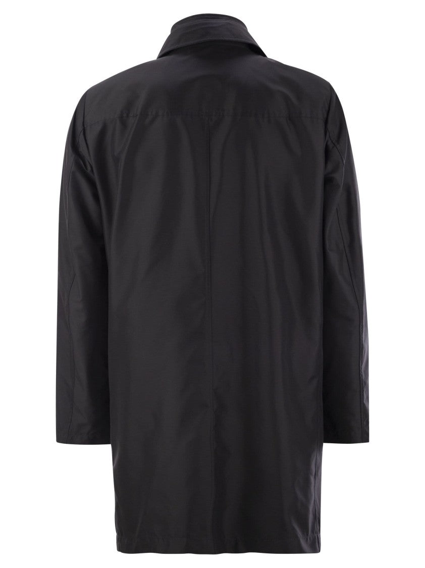 Fay Morning Coat In Technical Cotton