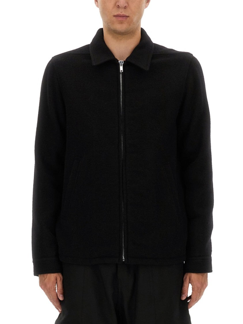 Rick Owens Front Zip Closure Shirt Jacket