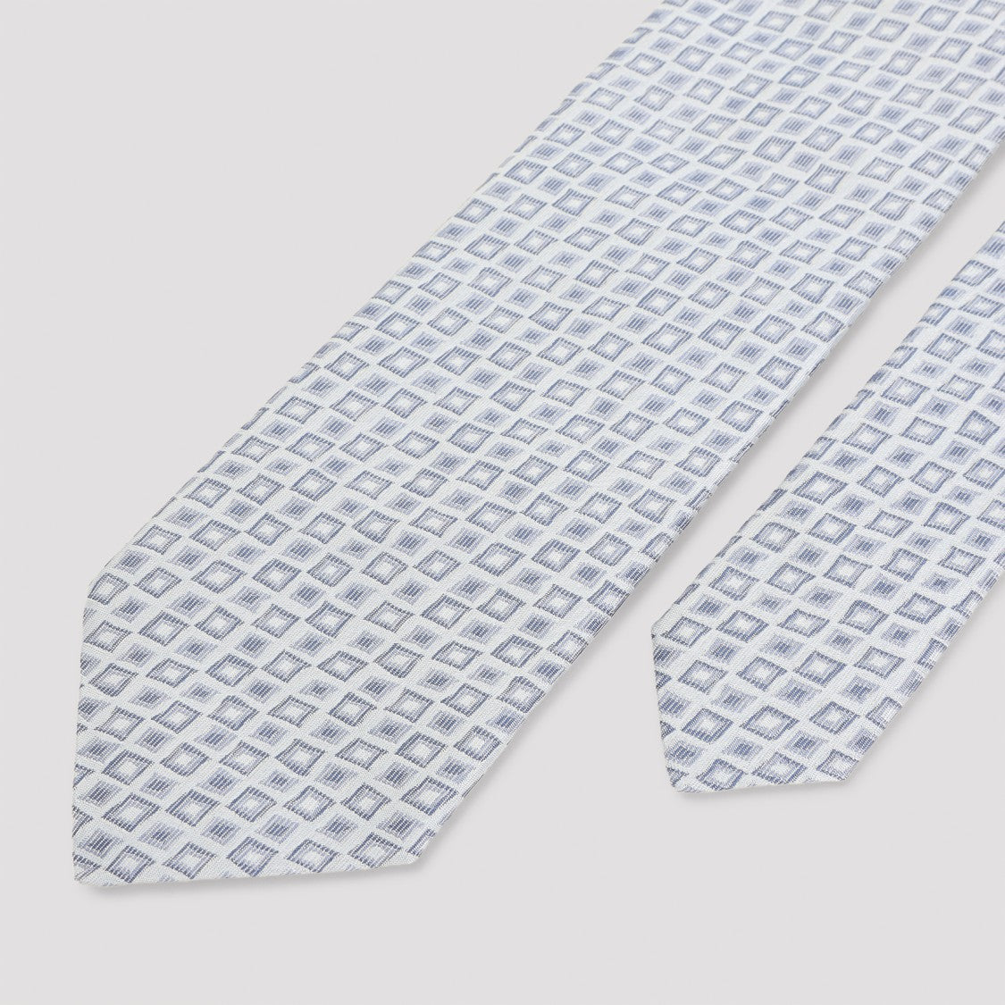 Lanvin Slim Light Blue Silk Tie