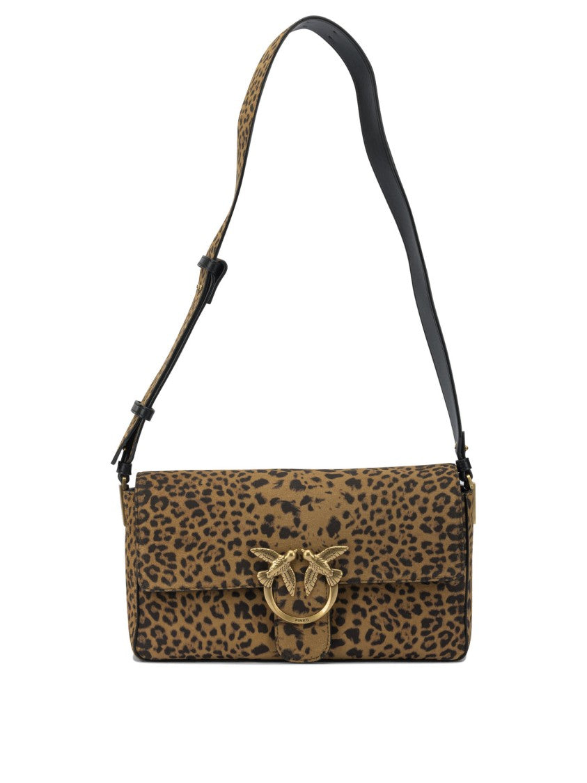 Pinko Leather Shoulder Bag