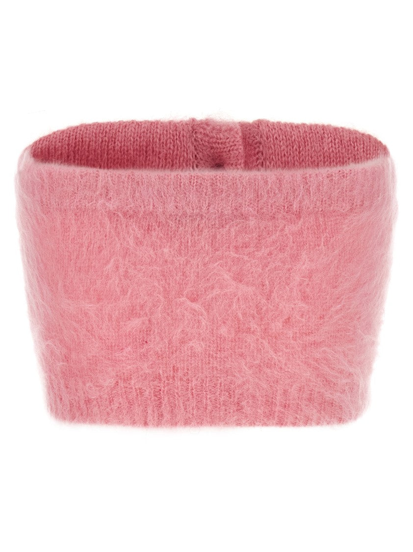 Alessandra Rich 'Carded Mohair' Top
