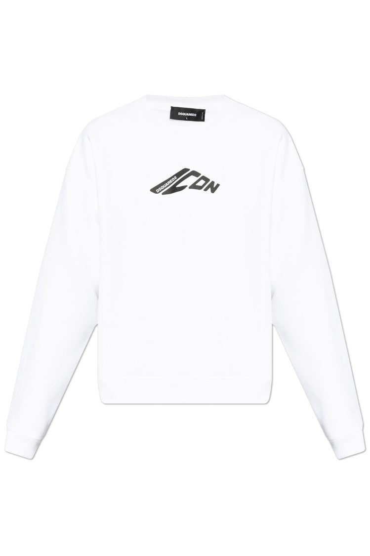 Dsquared2 Crewneck Sweatshirt With Stylized Logo