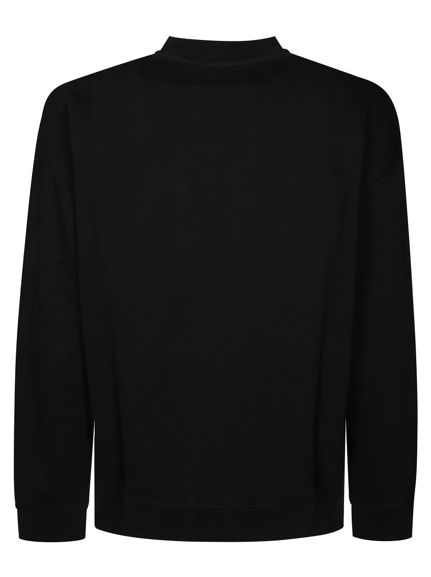 Diesel Relaxed-Fit Black Sweatshirt With Graphic Design