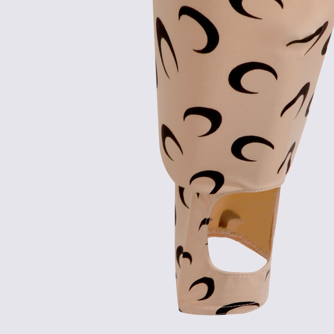 Marine Serre Tan Stretch Moon Pants