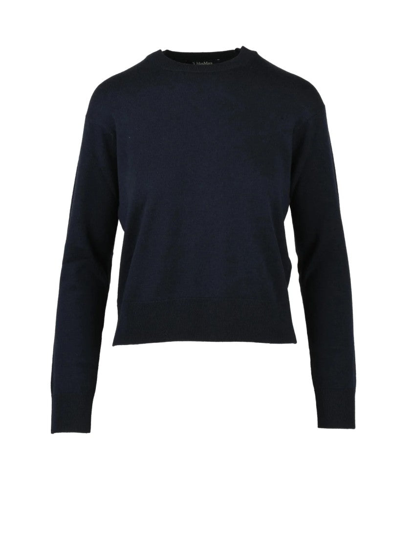 Max Mara Eco Wool Underlayer Sweater With Elbow Patches