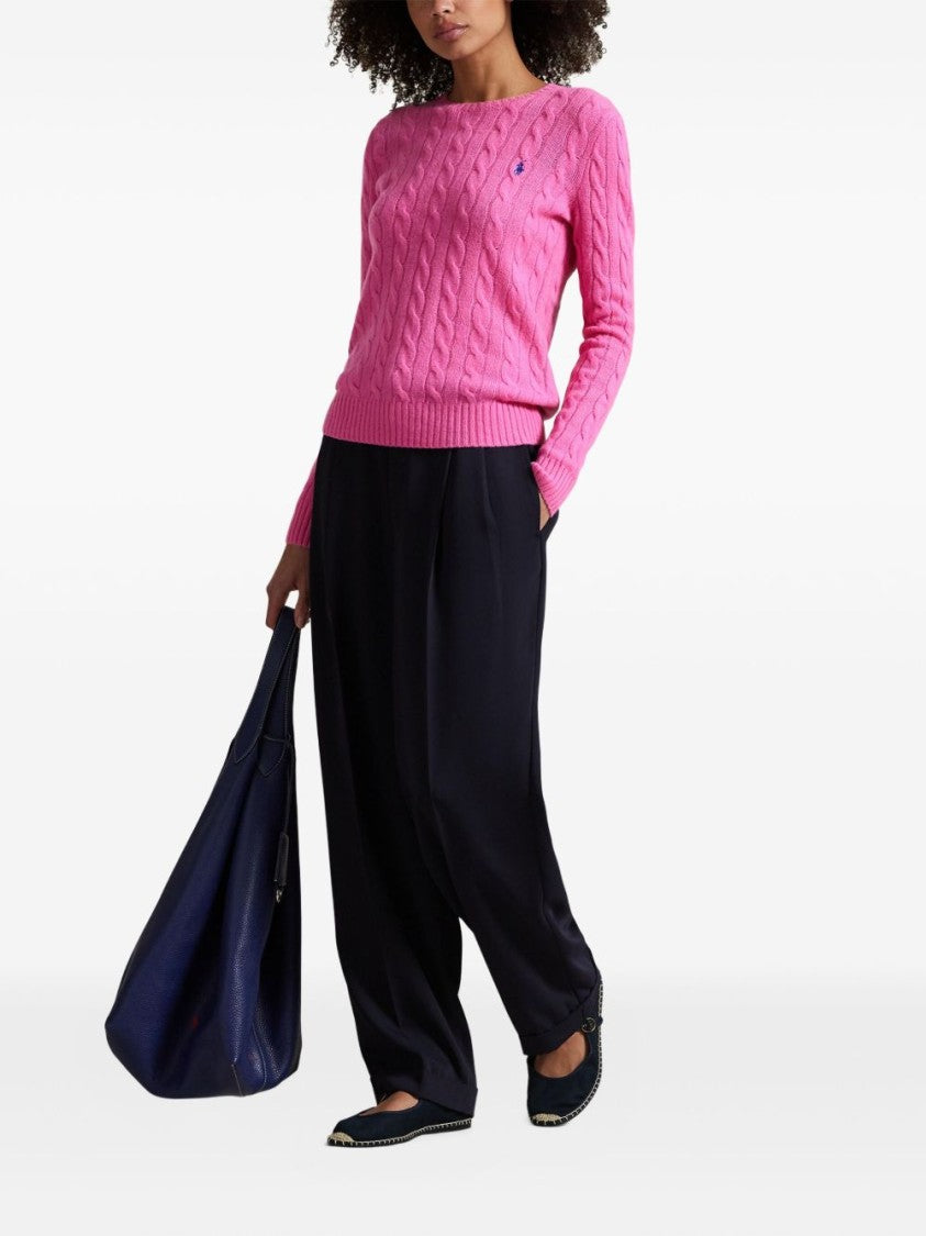 Polo Ralph Lauren Cable-Knit Sweater With Ribbed Detailing