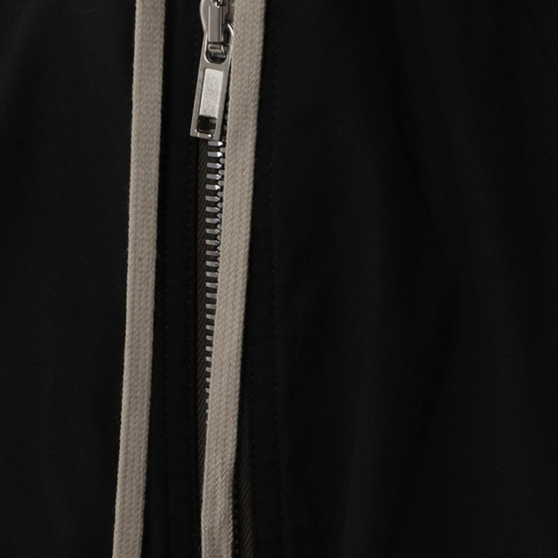 Rick Owens Relaxed Fit Black Trousers With Cargo Pockets And Drawstring Waist