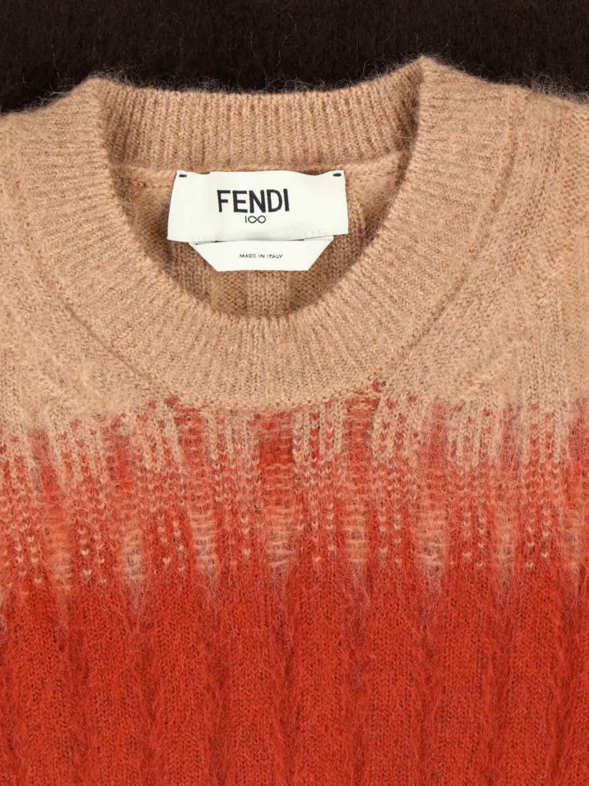 Fendi Mohair Blend Sweater, Multicolor