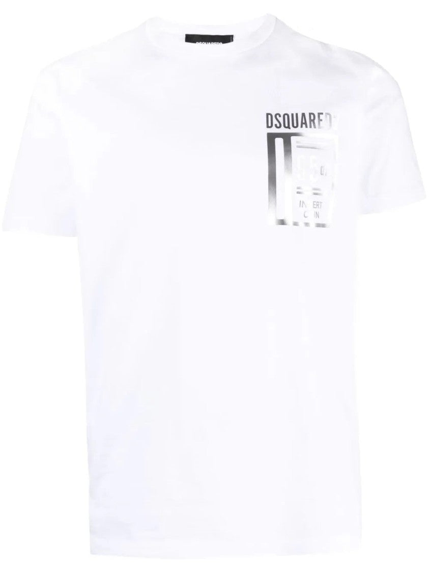 Dsquared2 Short Sleeve T-Shirt With Subtle Graphic Print
