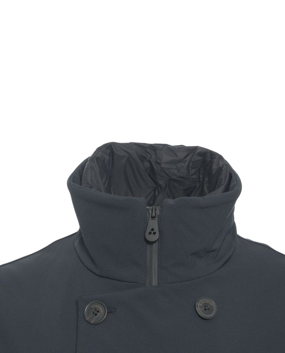 Peuterey Double-Breasted Jacket With Concealed Zipper
