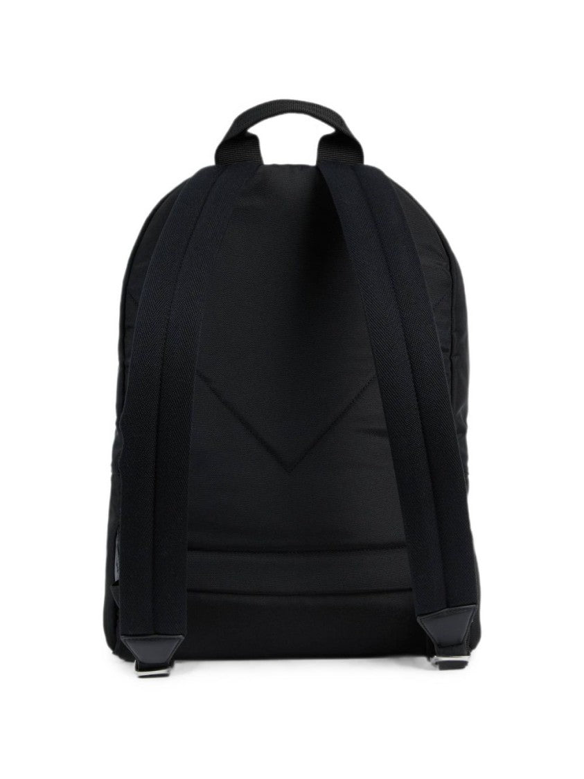 Kenzo Black Embroidered Tiger Emblem Polyester Backpack