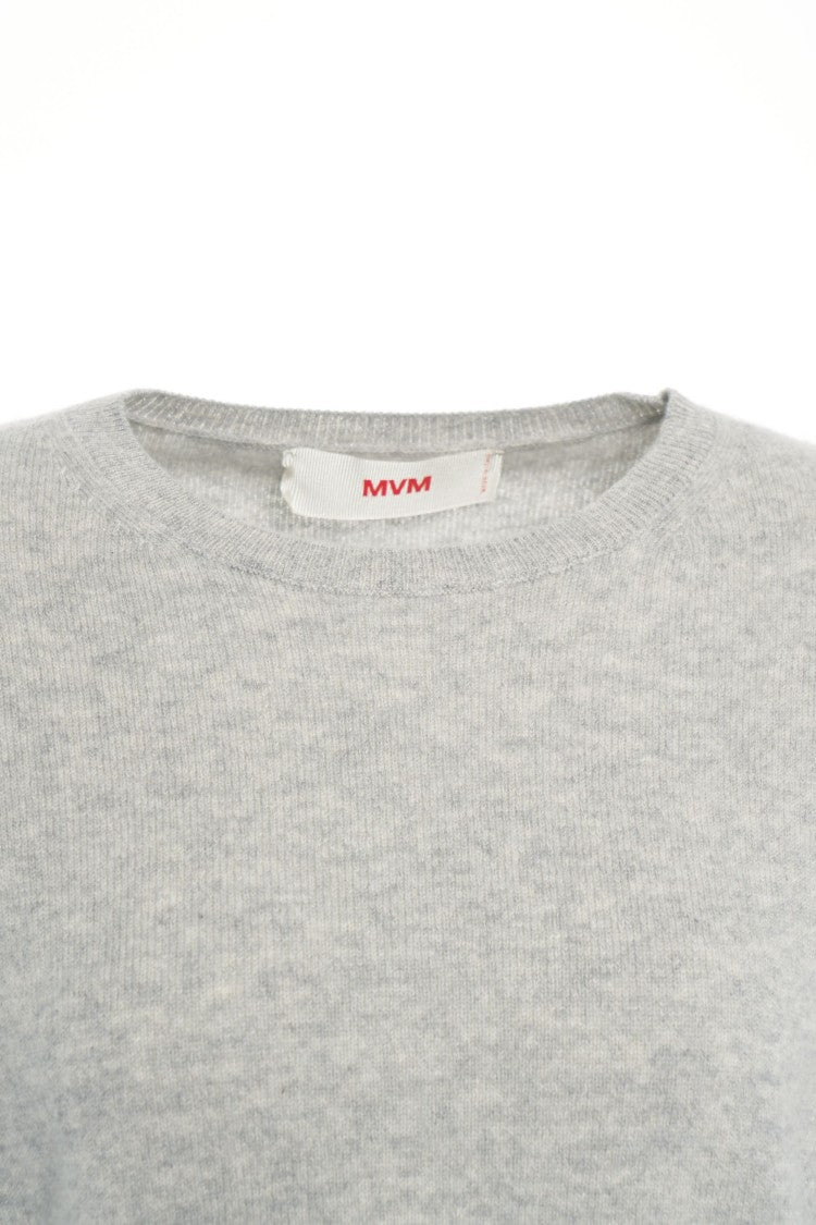 Mvm Light Grey Cashmere Sweater