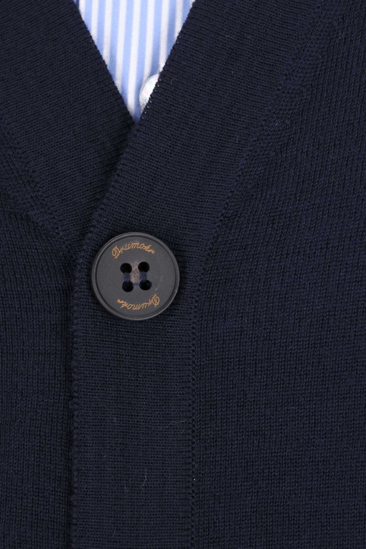 Drumohr Extrafine Super 140’S Wool Cardigan