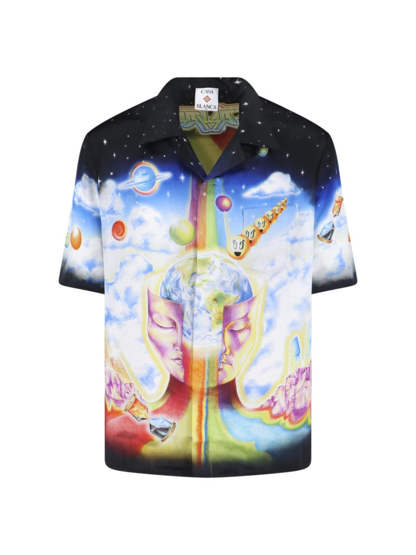 Casablanca Multicolor The Essential Experience Silk Shirt