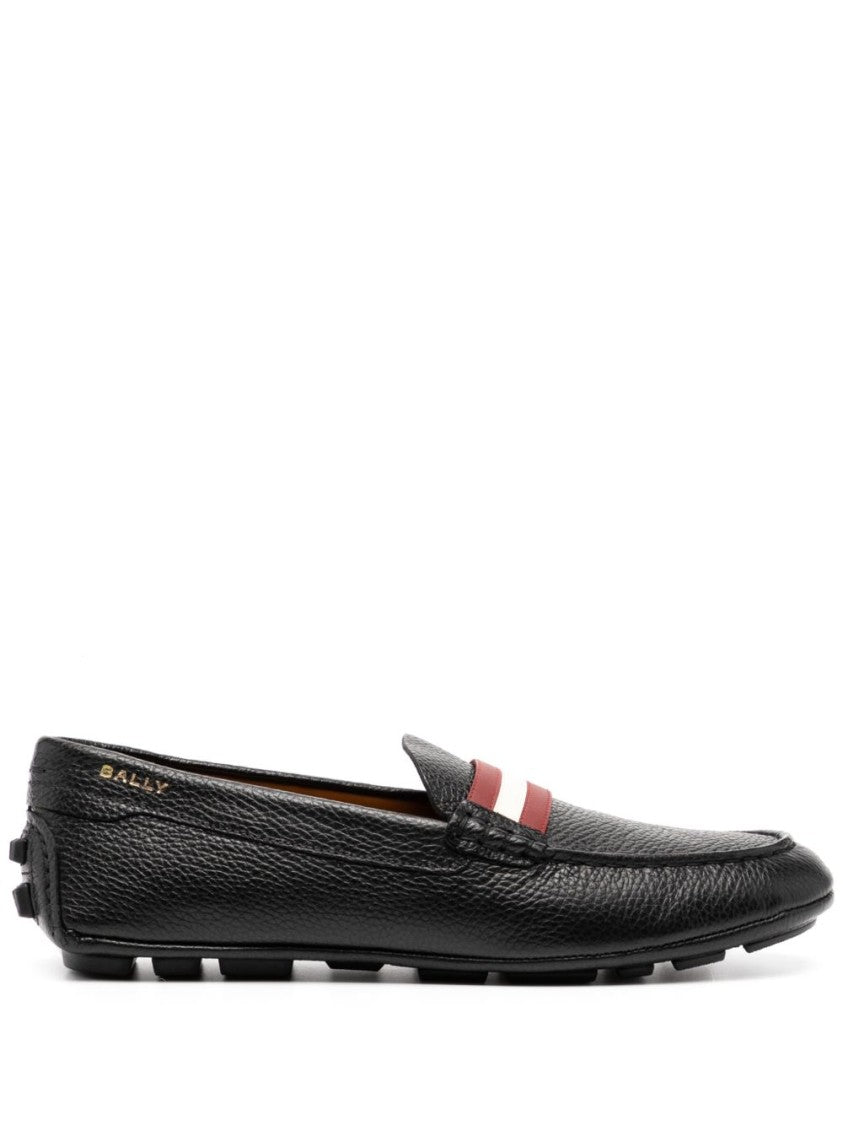 Bally Textured Leather Moccasin