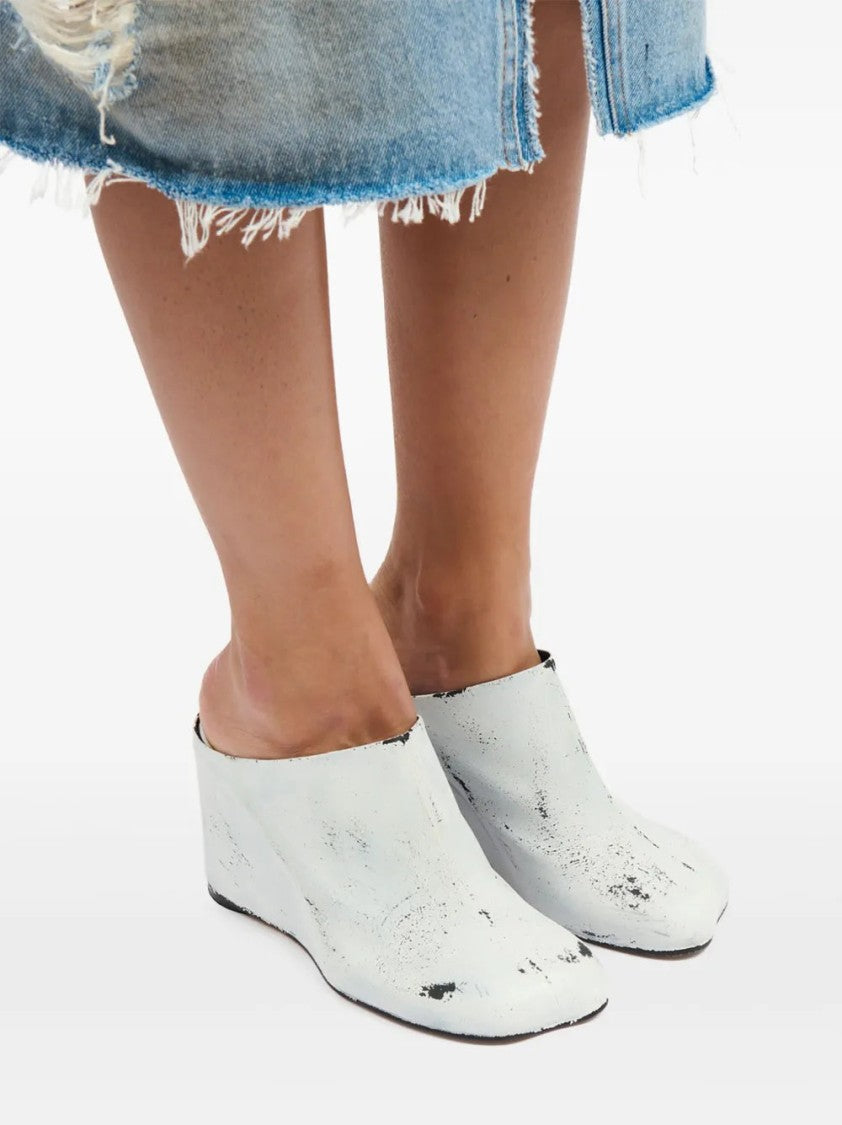 Mm6 By Maison Margiela Leather Mules