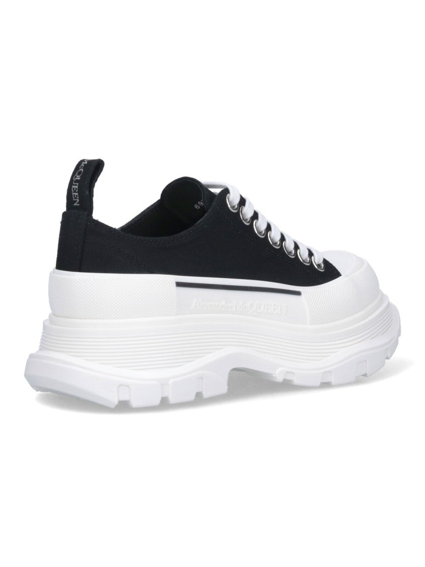 Alexander Mcqueen "Tread Slick" Sneakers In Black Cotton