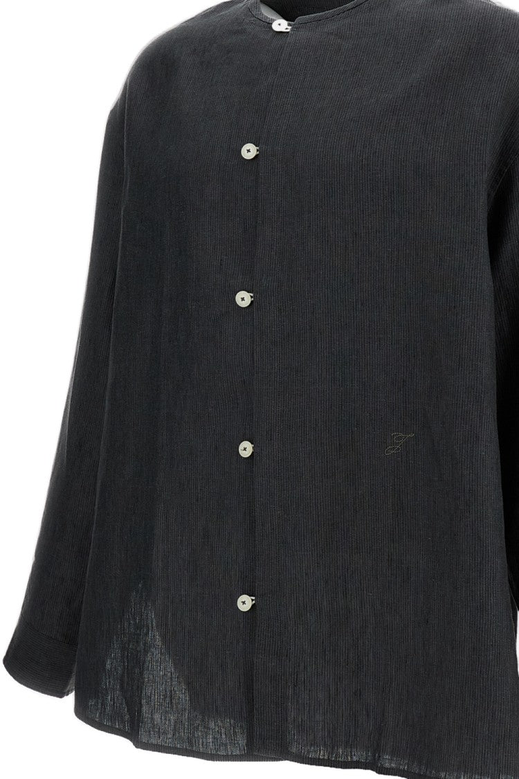 Jacquemus Grey La Chemise Pastro Linen Shirt