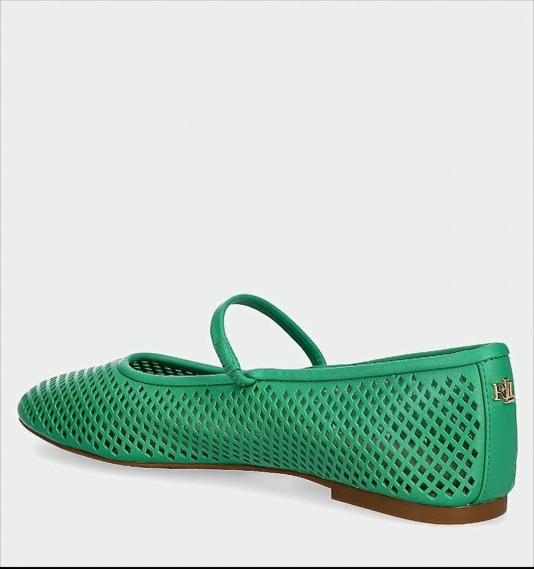 Lauren Ralph Lauren Leather Ballerinas