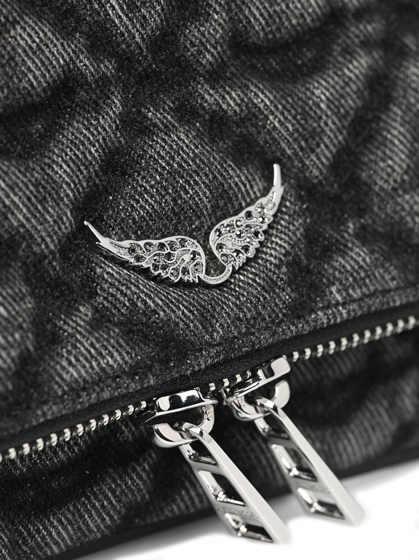 Zadig & Voltaire Quilted Rectangular Clutch Bag