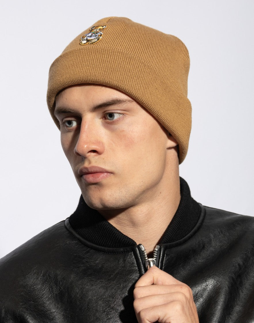 Moschino Teddy Bear Logo Beanie