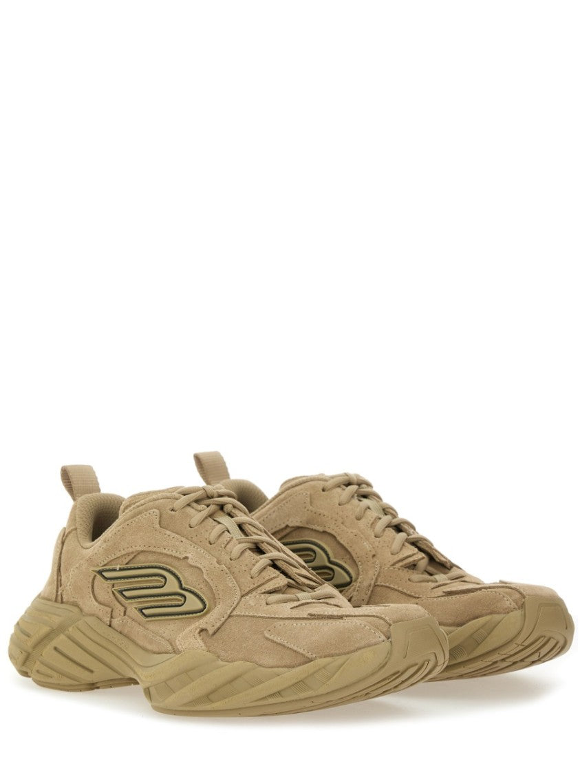Balenciaga Monday Shoe Monochromatic Calf Leather Sneakers