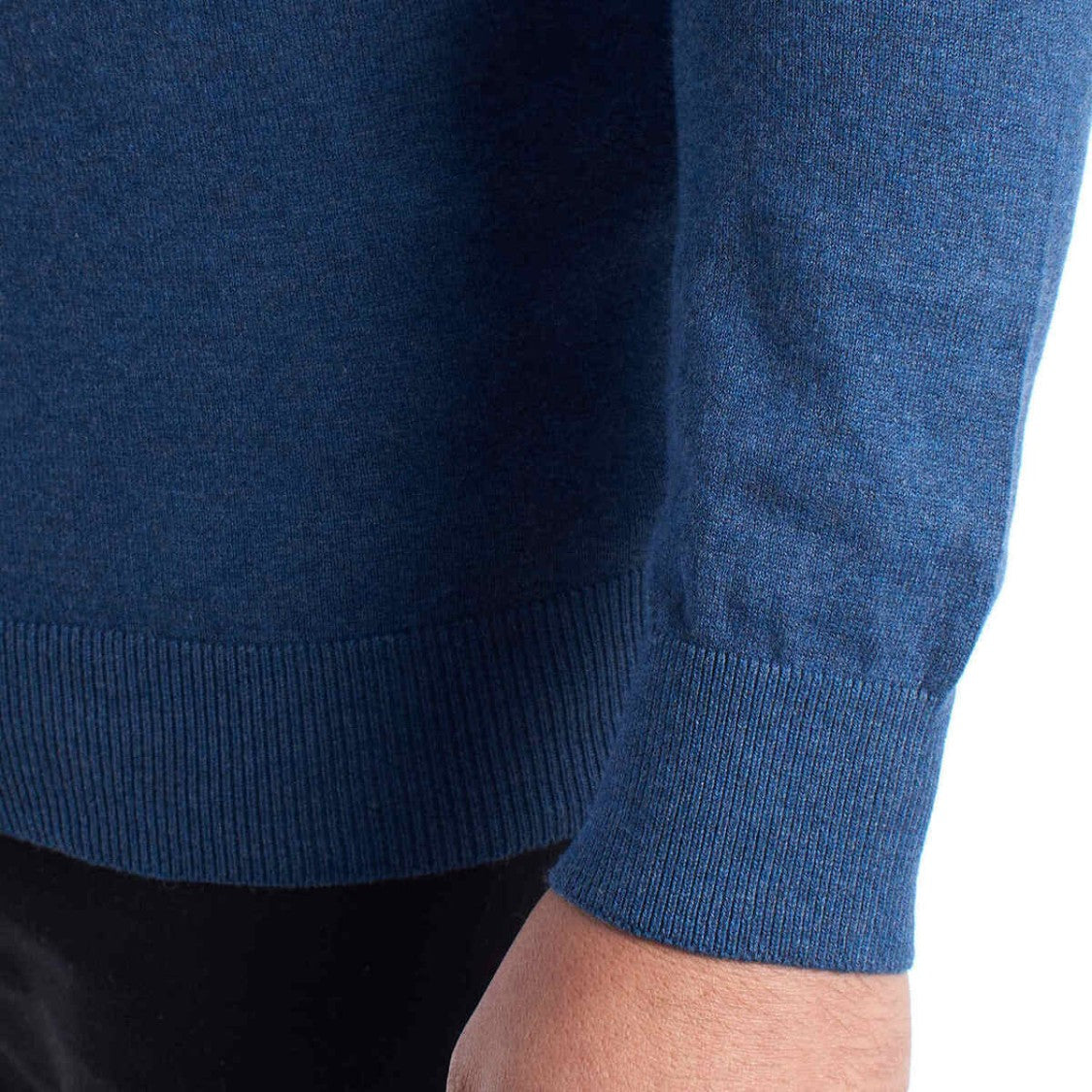 U.S. Polo Assn. Medium-Weight Cotton Blend Crewneck Sweater
