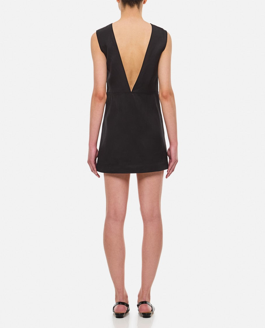 Loulou Studio Openback Sleeveless Short Dress