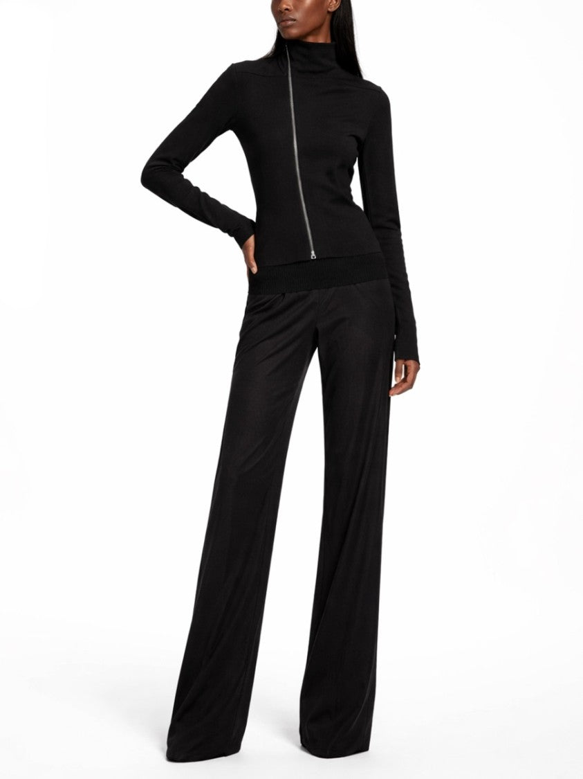 Rick Owens X Lilies High Waist Floor Length Viscose Pants