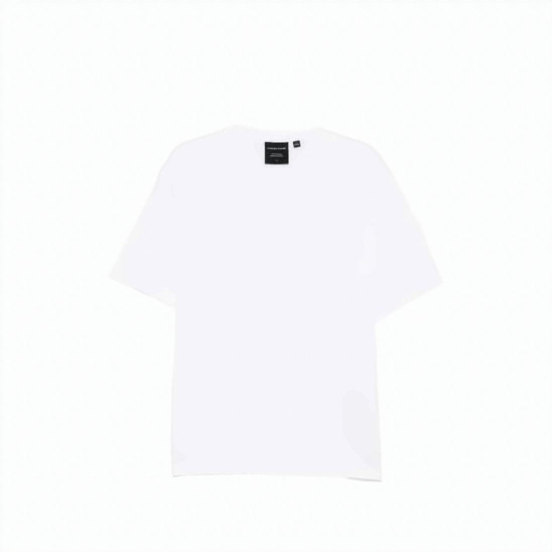 Canada Goose Classic Crew Neck White T-Shirt With Subtle Sleeve Patch