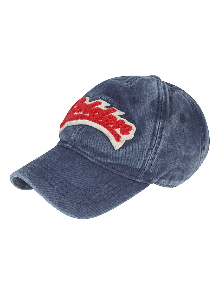 Golden Goose Grey Cotton Journey Baseball Hat