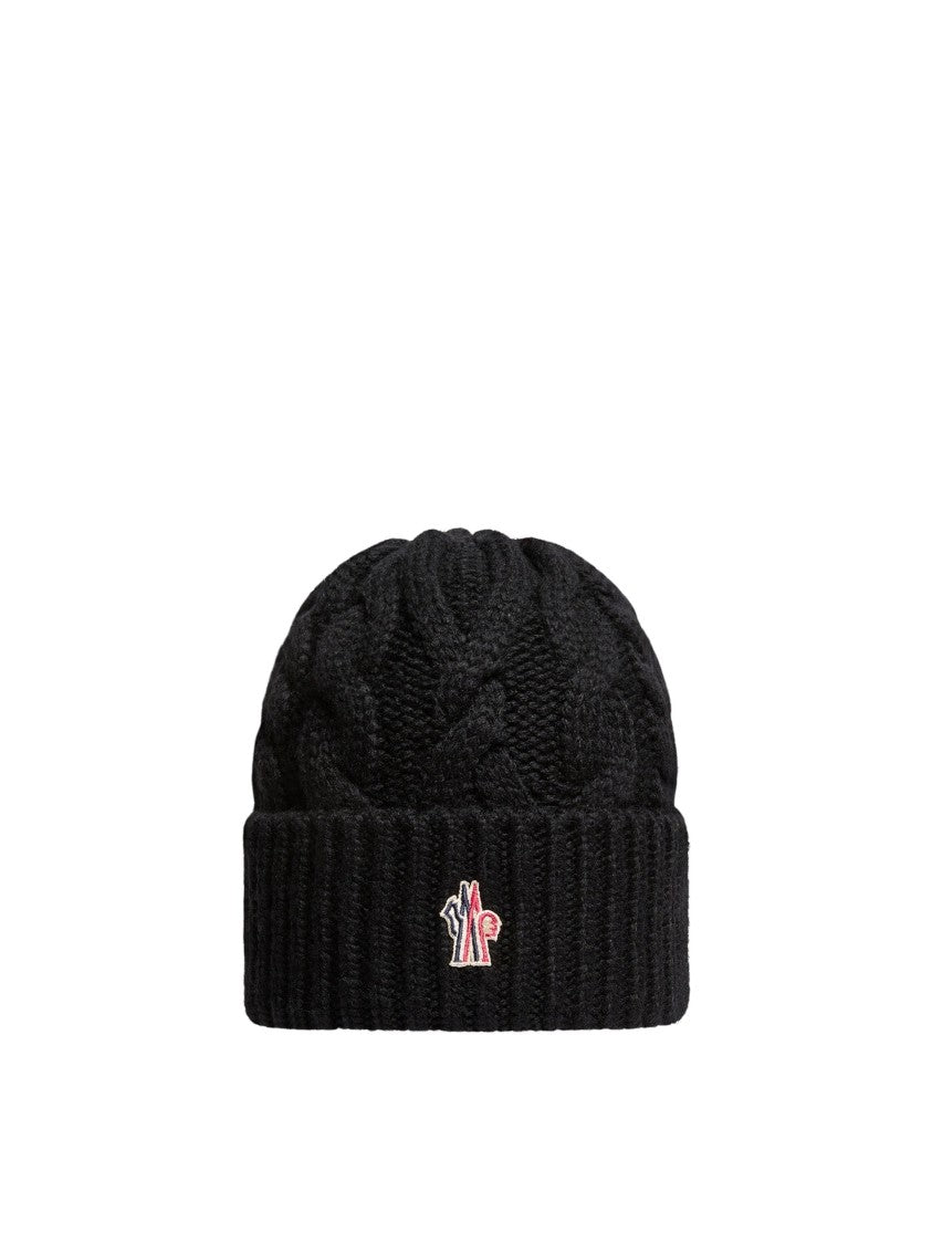 Moncler Grenoble Braided Virgin Wool-Blend Beanie