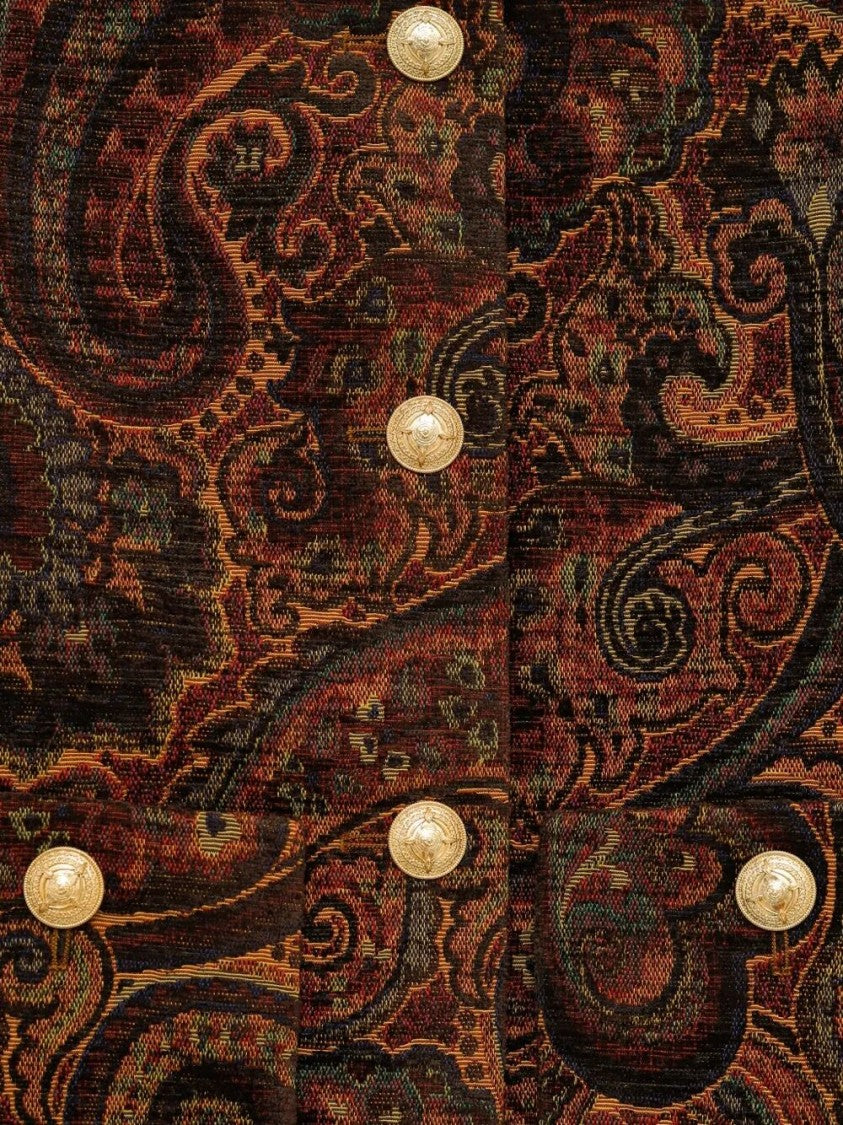 Chloé Cropped Paisley Pattern Jacket