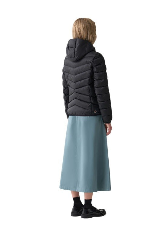 Colmar Black Lightweight Slim-Fit Quilted Down Jacket