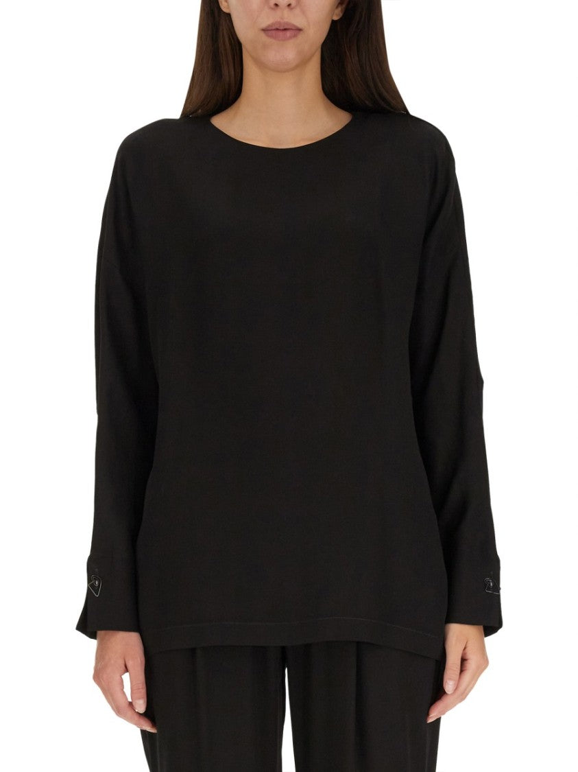 Fabiana Filippi Relaxed Crepe Top