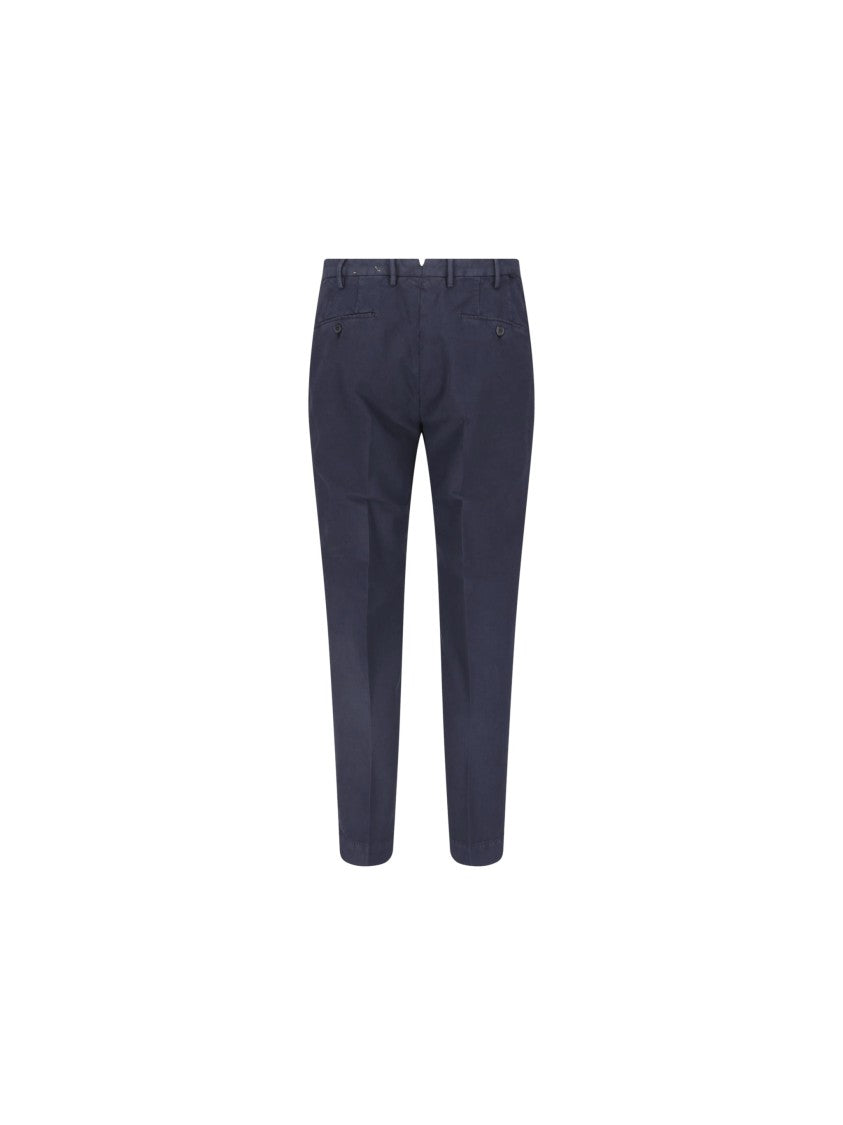 Incotex Slim Tapered Fit Tailored Pants With Mid-Rise Waist