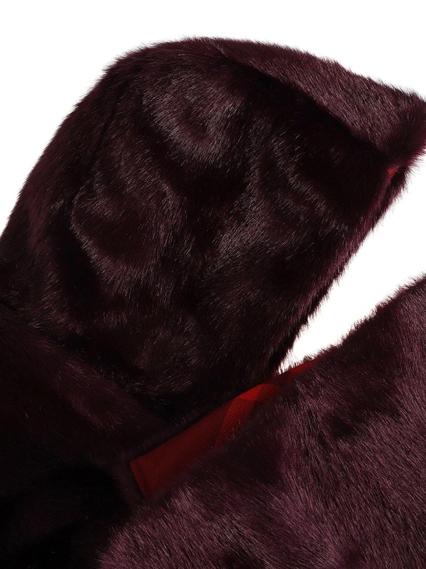 Burberry Plush Faux Fur Scarf