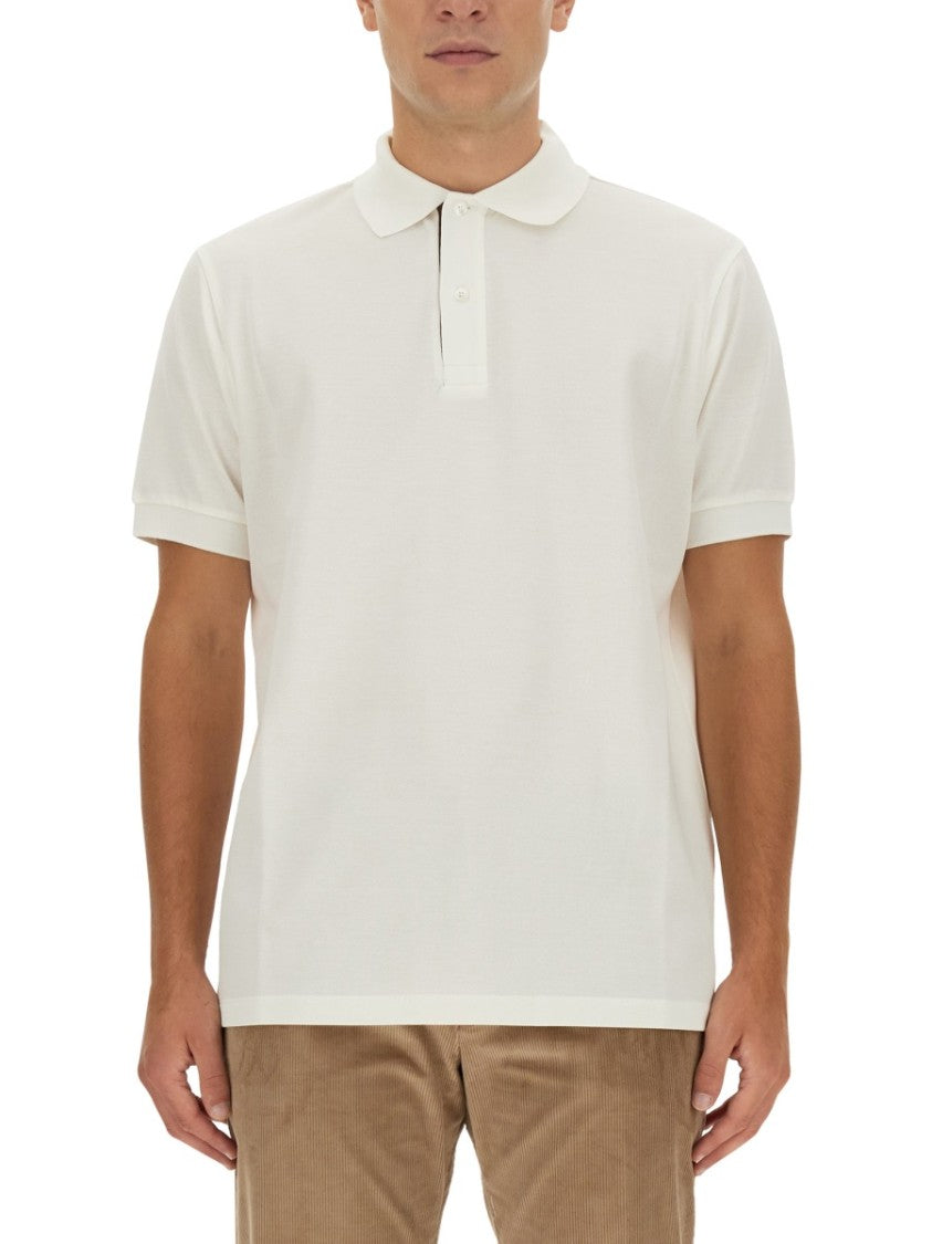 Paul Smith Premium Cotton Polo With Traditional Collar
