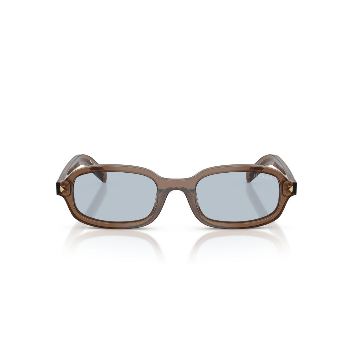 Prada 0Pr D06s Translucent Acetate Sunglasses With Grey Lenses